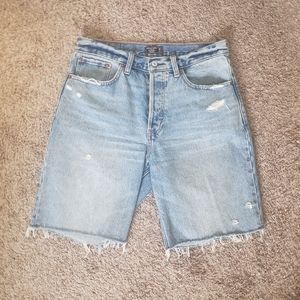 A&F High Rise 9" Jean Short